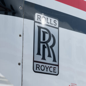 Rolls Royce Engine Logo on SAAB 200